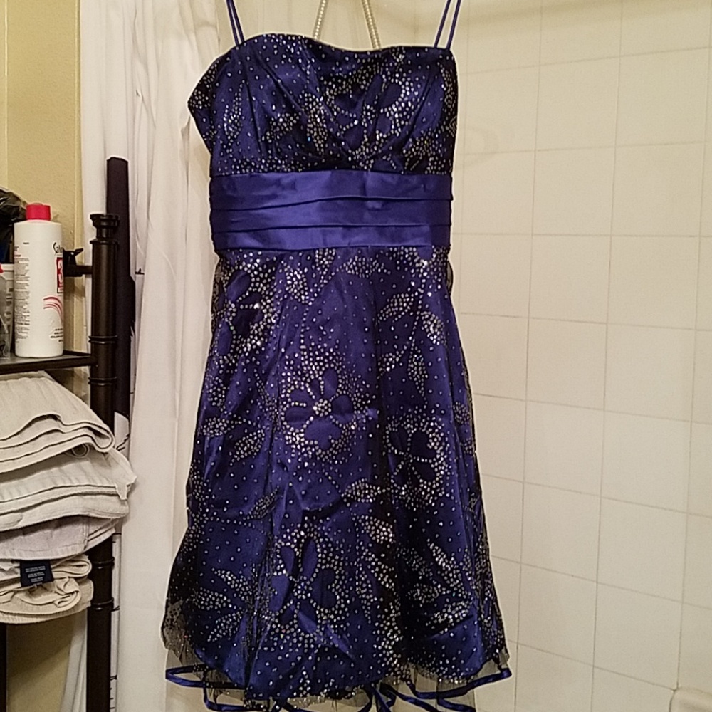 Blue homecoming/party dress